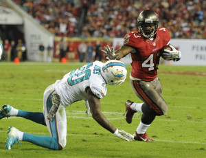 Tampa Bay undrafted rookie RB Bobby Rainey had 163 yards rushing in his starting debut
