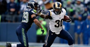 Despite sitting out the season's first 3 games (ACL), Rams RB Todd Gurley ranks fifth in league rushing (575 yards)