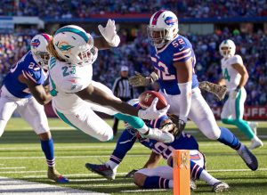 Dolphins RB Jay Ajayi has rushed for at least 200 yards in Miami's last two games