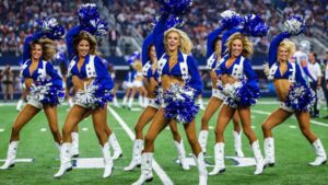Cheering and betting on the Dallas Cowboys