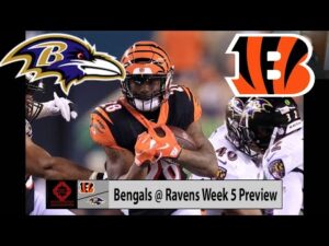 NFL Week 5 Cincinnati at Baltimore AFC North showdown